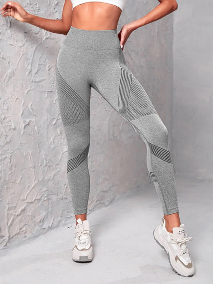 High Waisted Sexy Women Leggings Yoga Sport Ribbed Pants Seamless 2023 Hot Sale