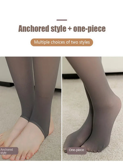 Women Fleece Leggings Sexy  Elasticity Winter Warm Legging Thermal Tights Female Woman Pants